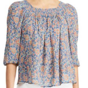 Chaps Crinkled Cotton Top